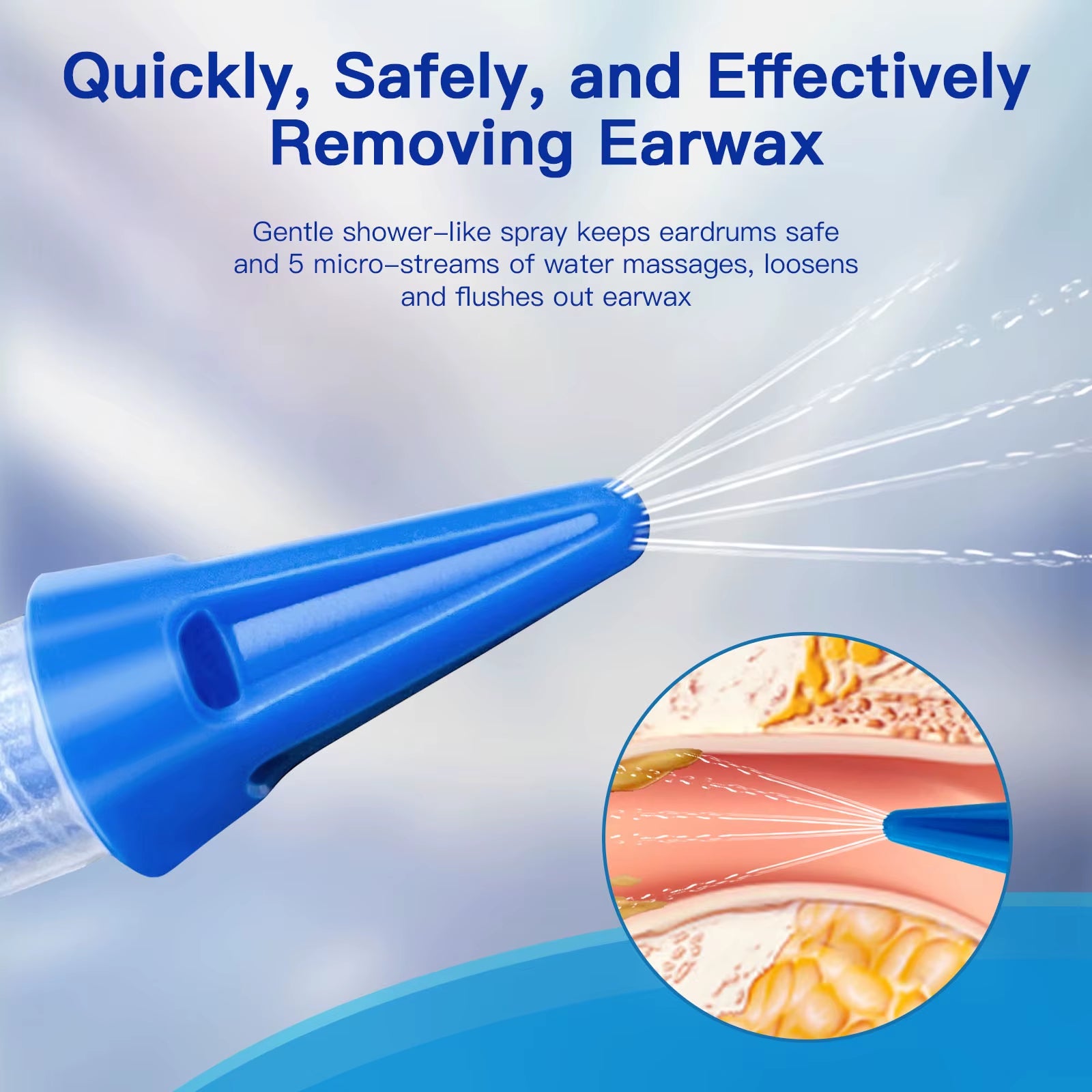 Ultimate Manual Ear Wax Removal Kit: Safe & Effective Ear Cleaner for Adults & Kids with 30 Tips