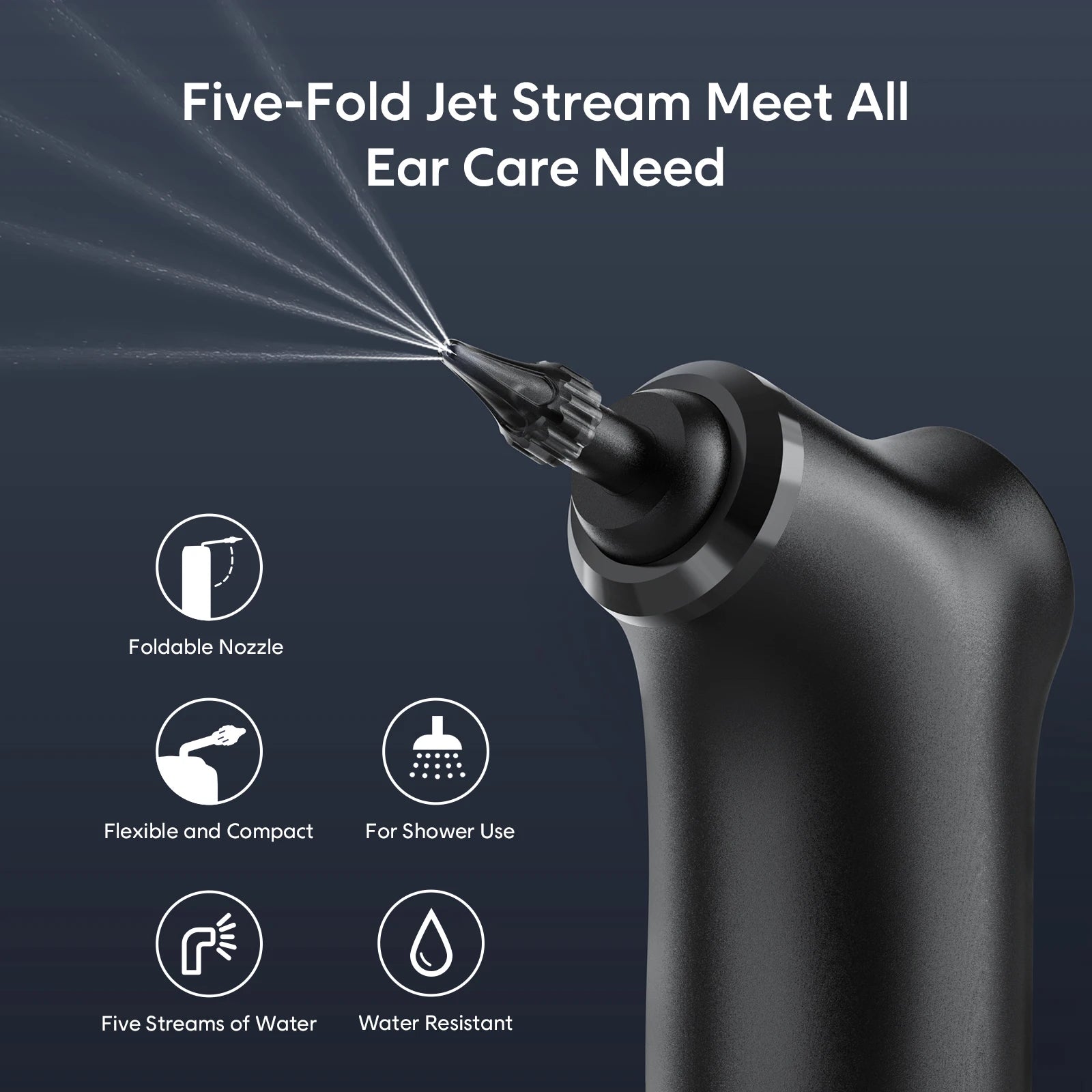 Electric Ear Cleaner Kit with 4 Adjustable Pressure Modes for Effective Ear Wax Removal - Ideal for Adults and Children