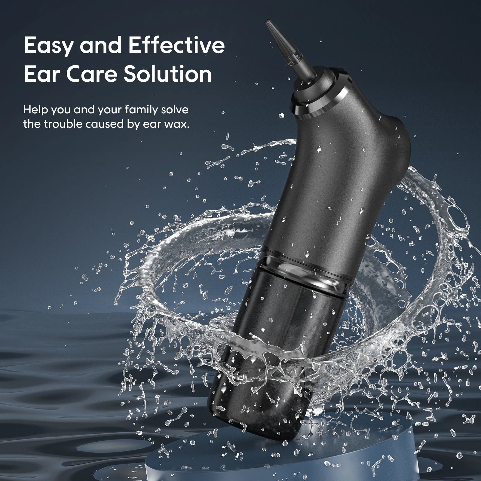 Electric Ear Cleaner Kit with 4 Adjustable Pressure Modes for Effective Ear Wax Removal - Ideal for Adults and Children